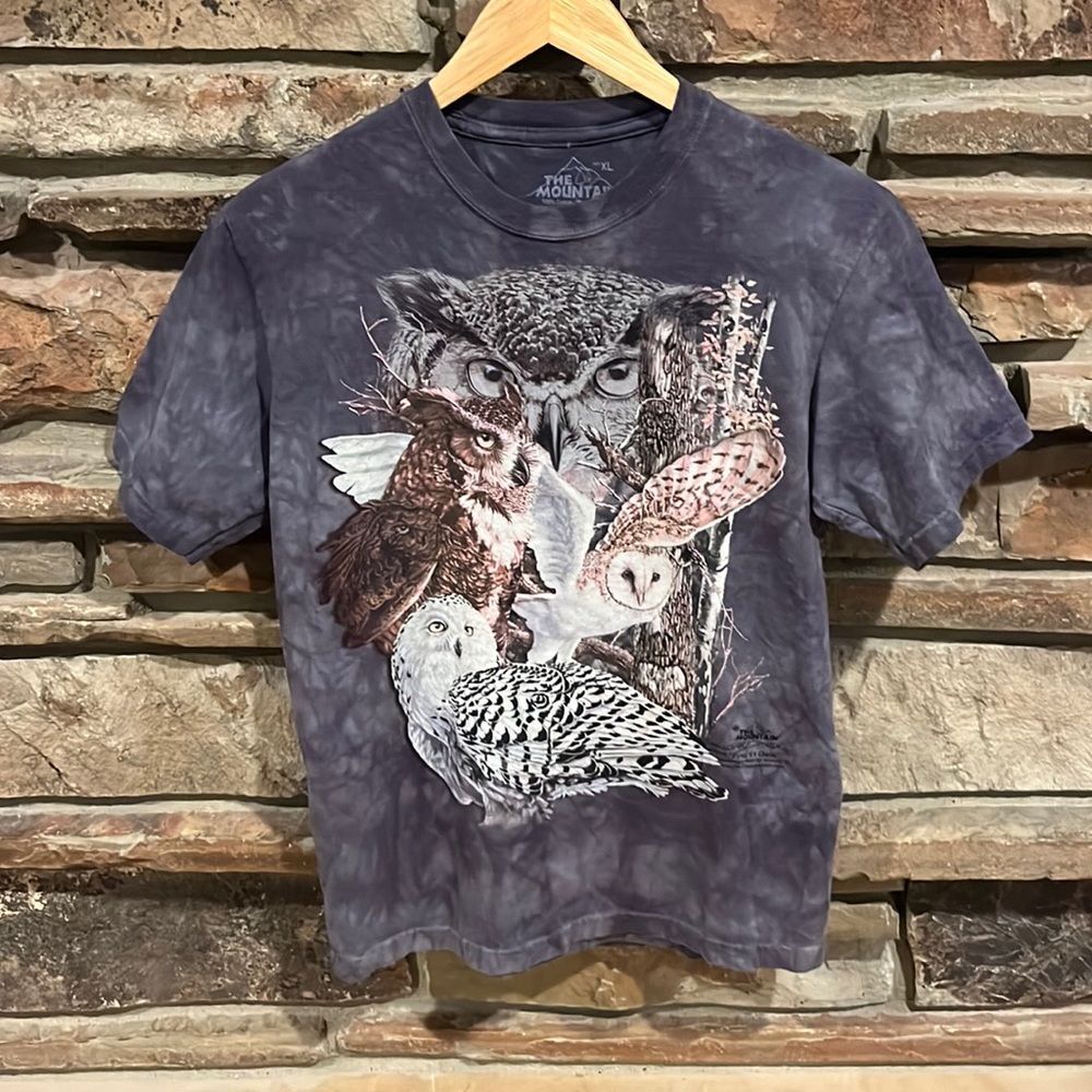 The Mountain Owl Tie Dye Short Sleeve Tee
